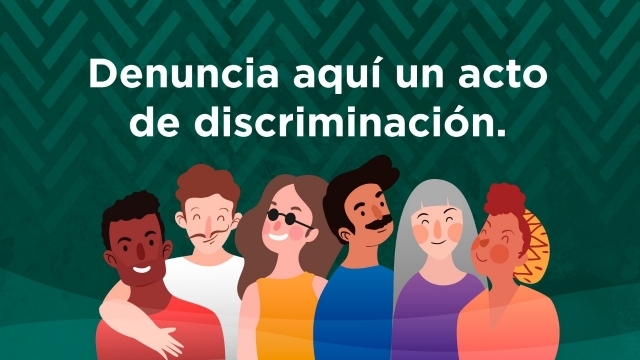 Denuncia un acto de discriminación